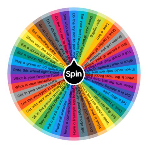 dirty spin the wheel ideas|spin the wheel truth or dare.